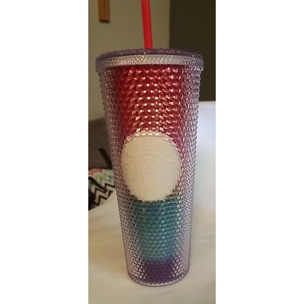 Starbucks 2020 Rainbow Studded Venti 24oz Tumbler Summer‎ Pride Month